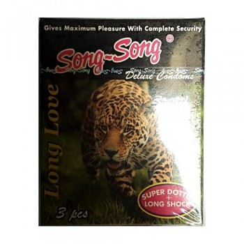 Song~Song Deluxe Condoms Dotted 3 Pcs